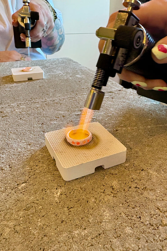 Workshop zilverklei ring