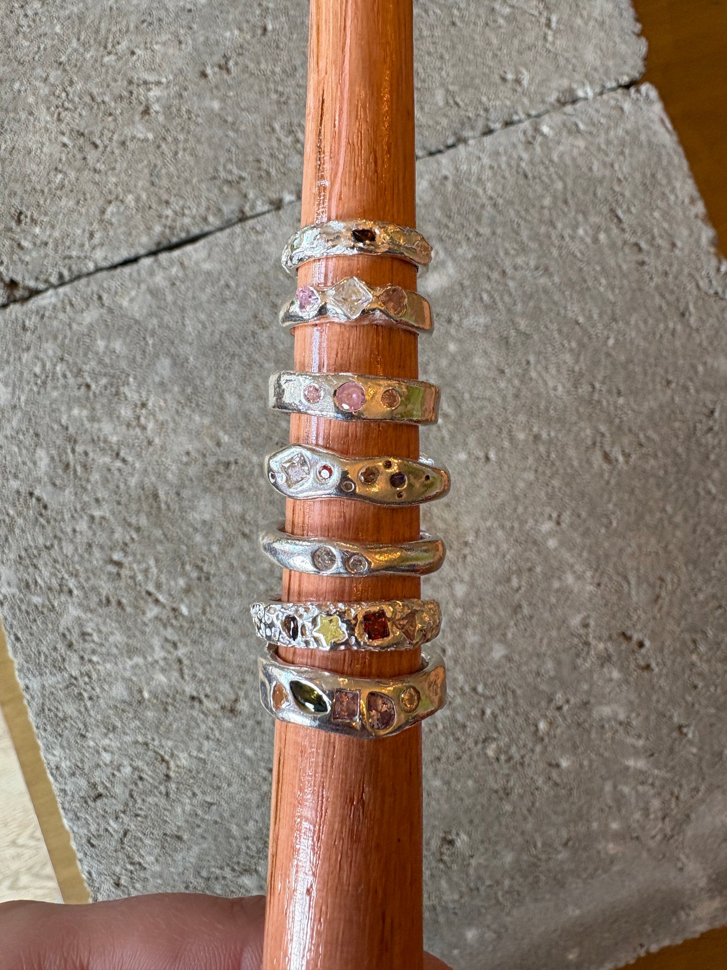 Workshop zilverklei ring