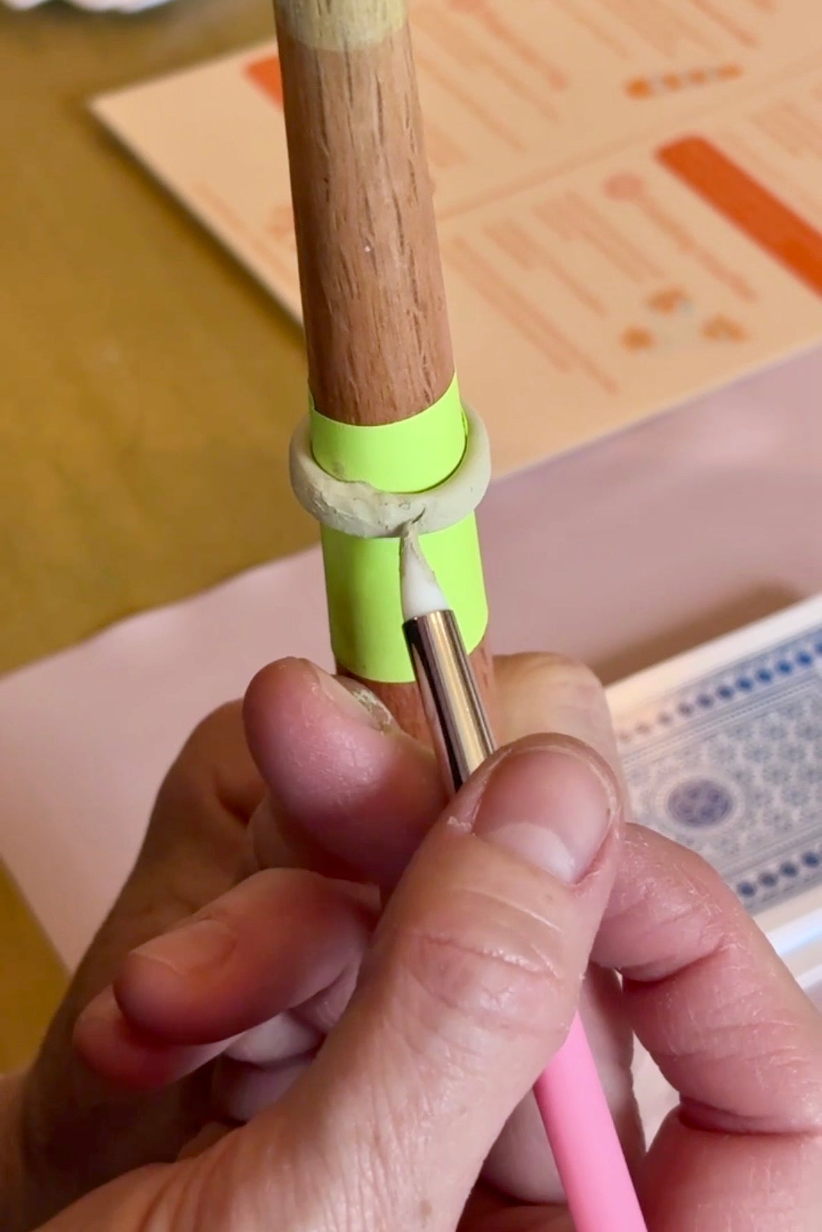 Workshop zilverklei ring